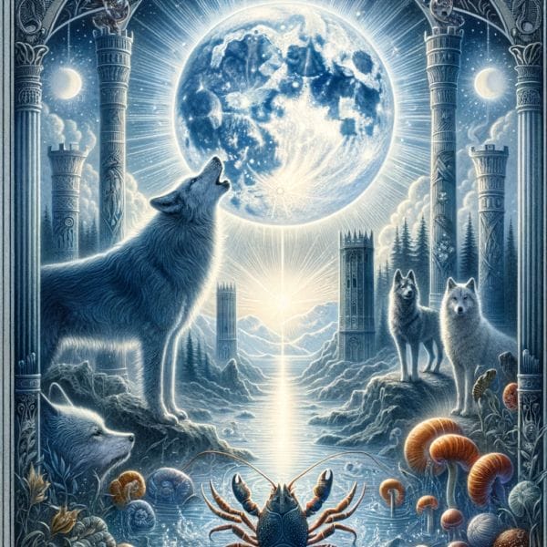 The Moon Tarot Card: Symbolism, Interpretation, and Meaning