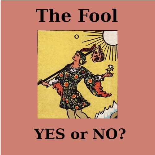 The Fool yes or no tarot