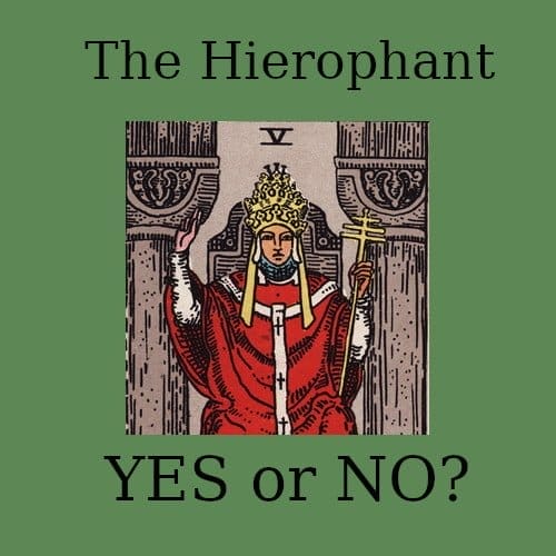The hierophant tarot yes or no
