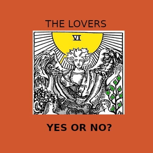 The lovers tarot card - yes or no