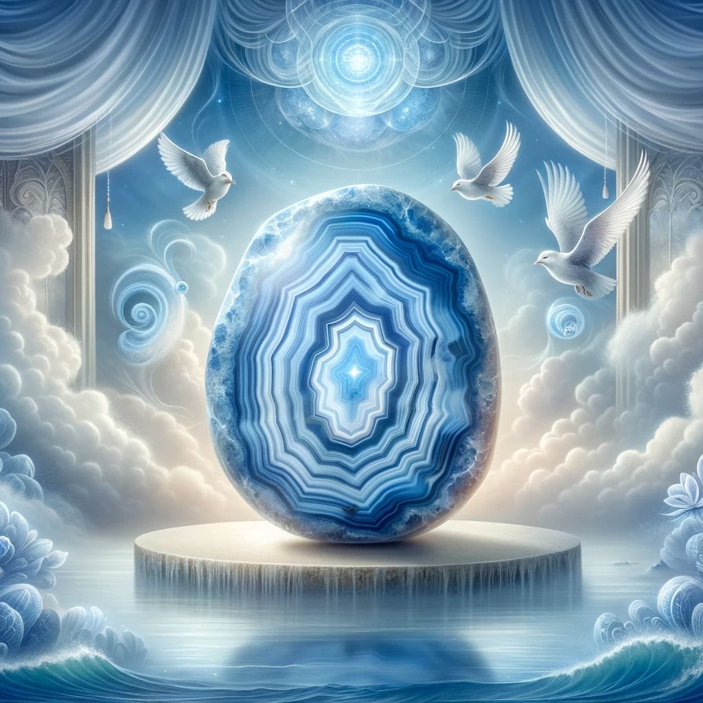 blue lace agate stress reduction