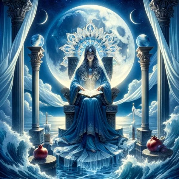 high priestess tarot card as emotions
