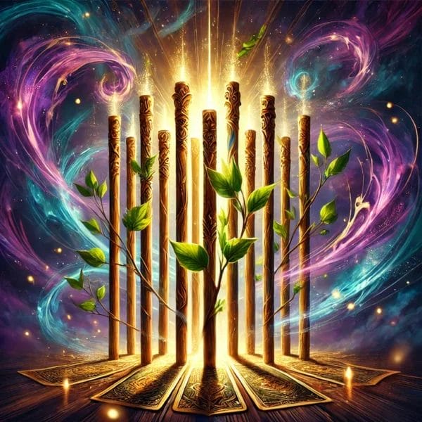 Symbolism of Suit of Wands Tarot Cards