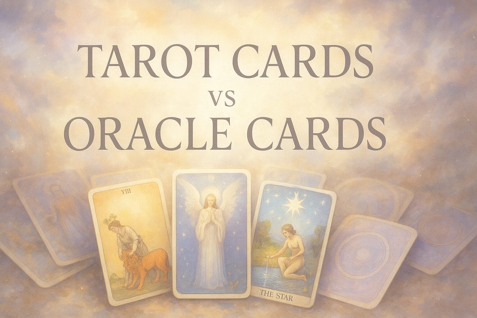 oracle cards vs tarot cards